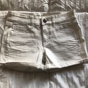 White American Eagle Jean Shorts